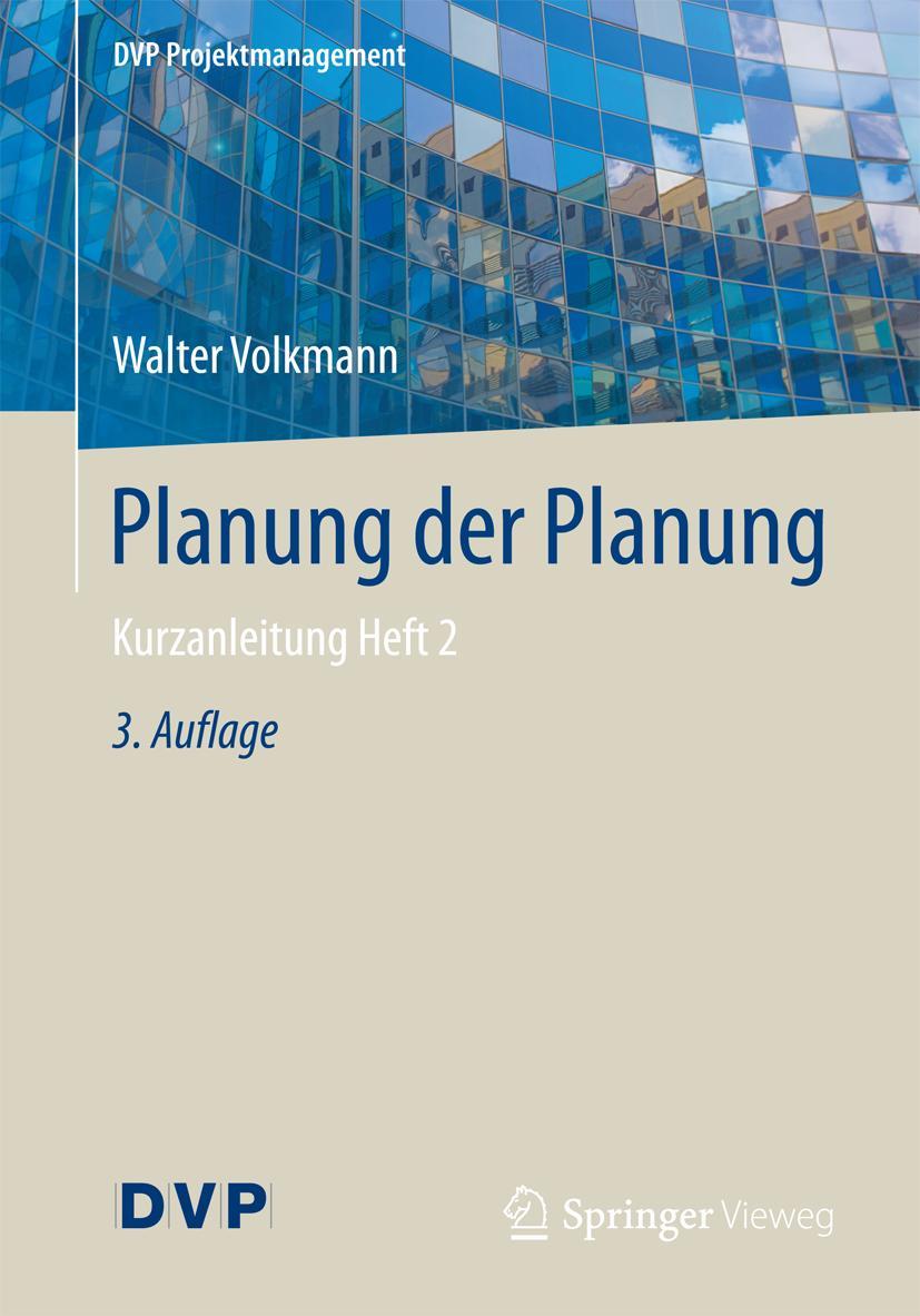 Vorderes Coverbild Planung der Planung
