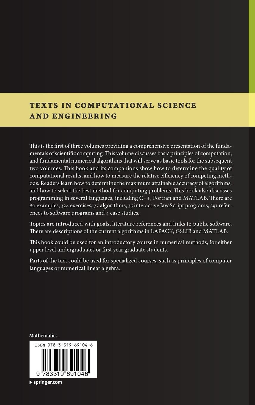 Rückseitencover Scientific Computing