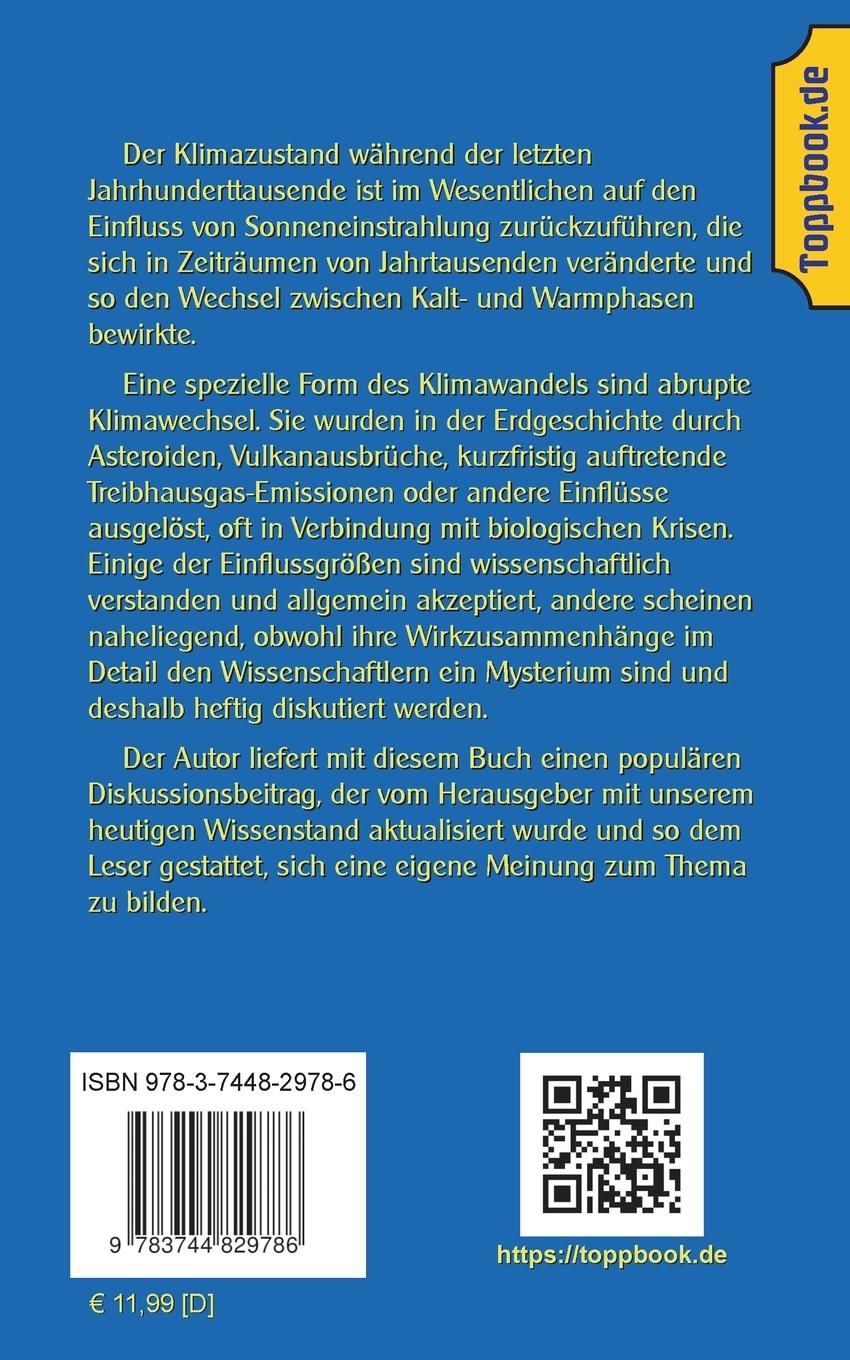 Rückseitencover Der erdgeschichtliche Klimawandel
