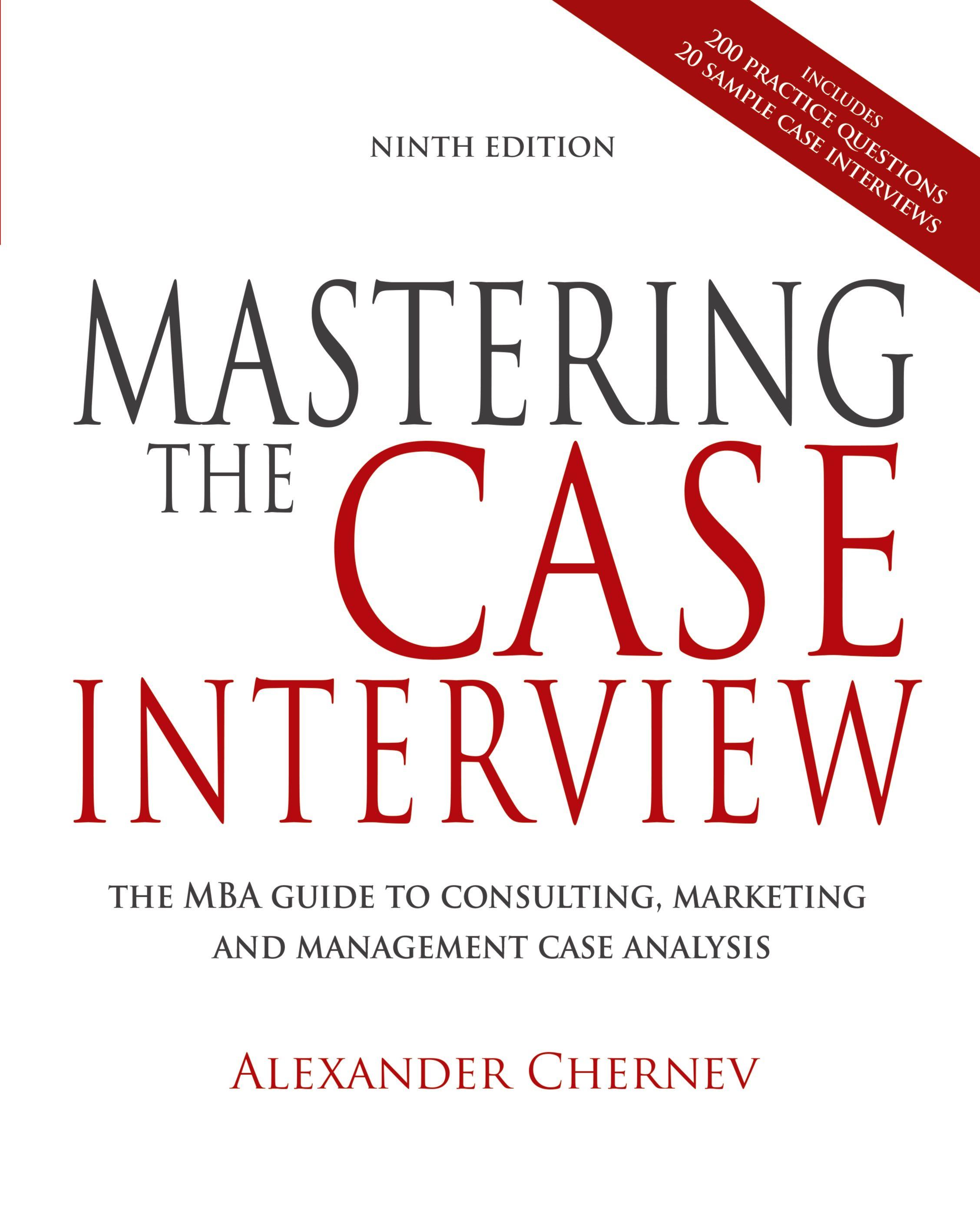 Vorderes Coverbild Mastering the Case Interview, 9th Edition