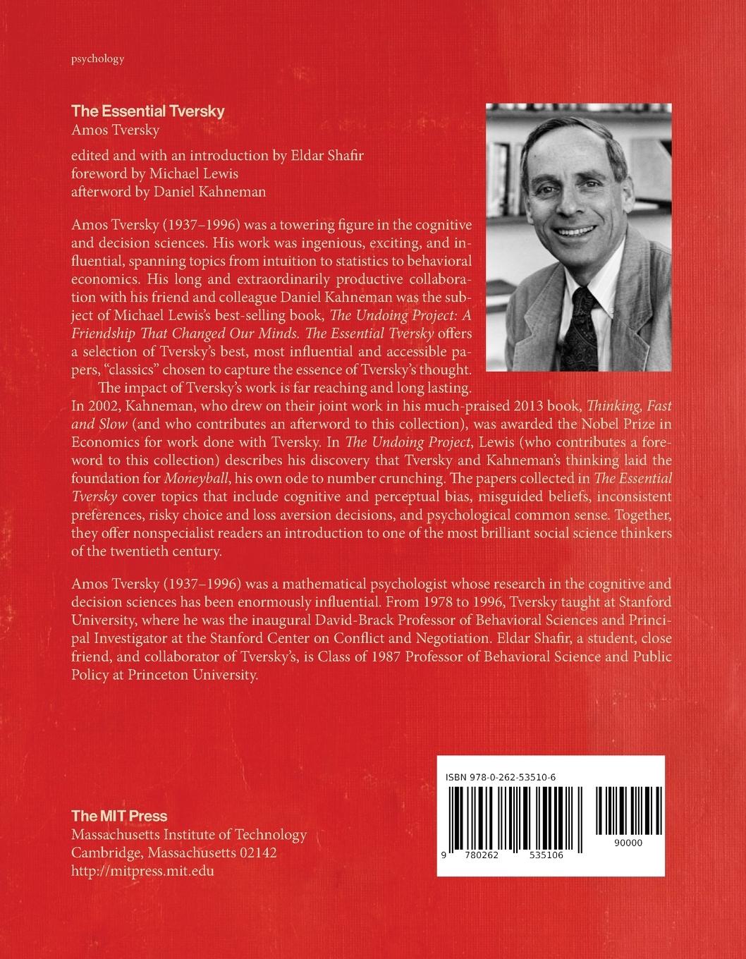 Rückseitencover The Essential Tversky
