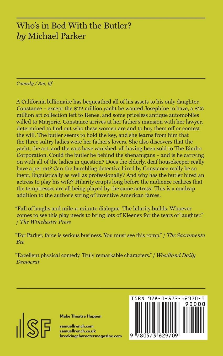 Rückseitencover Who's in Bed with the Butler?