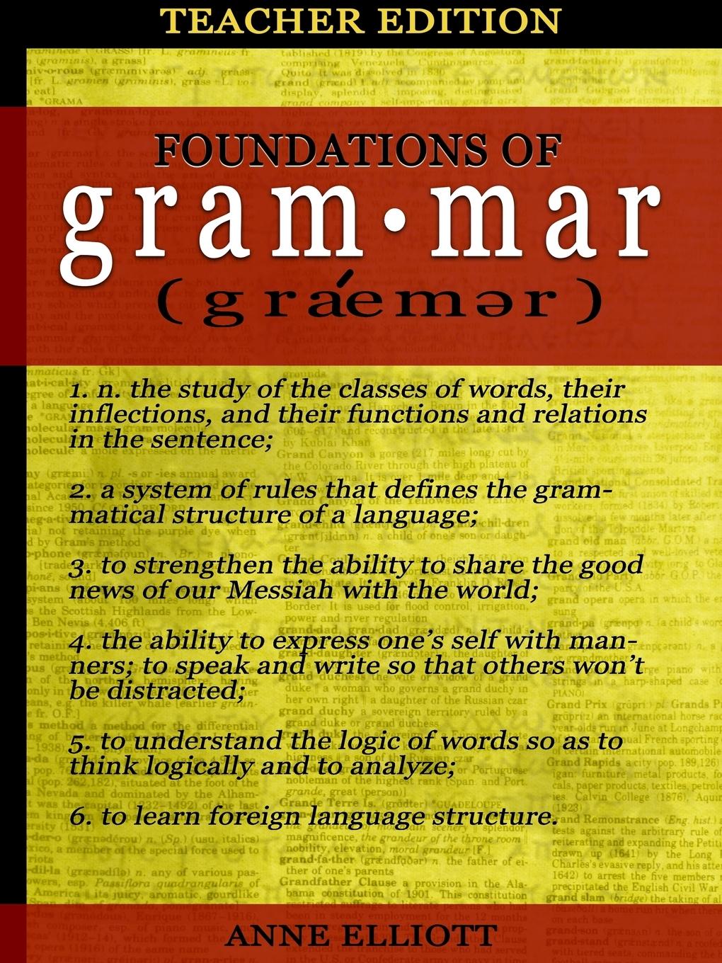 Vorderes Coverbild Foundations of Grammar