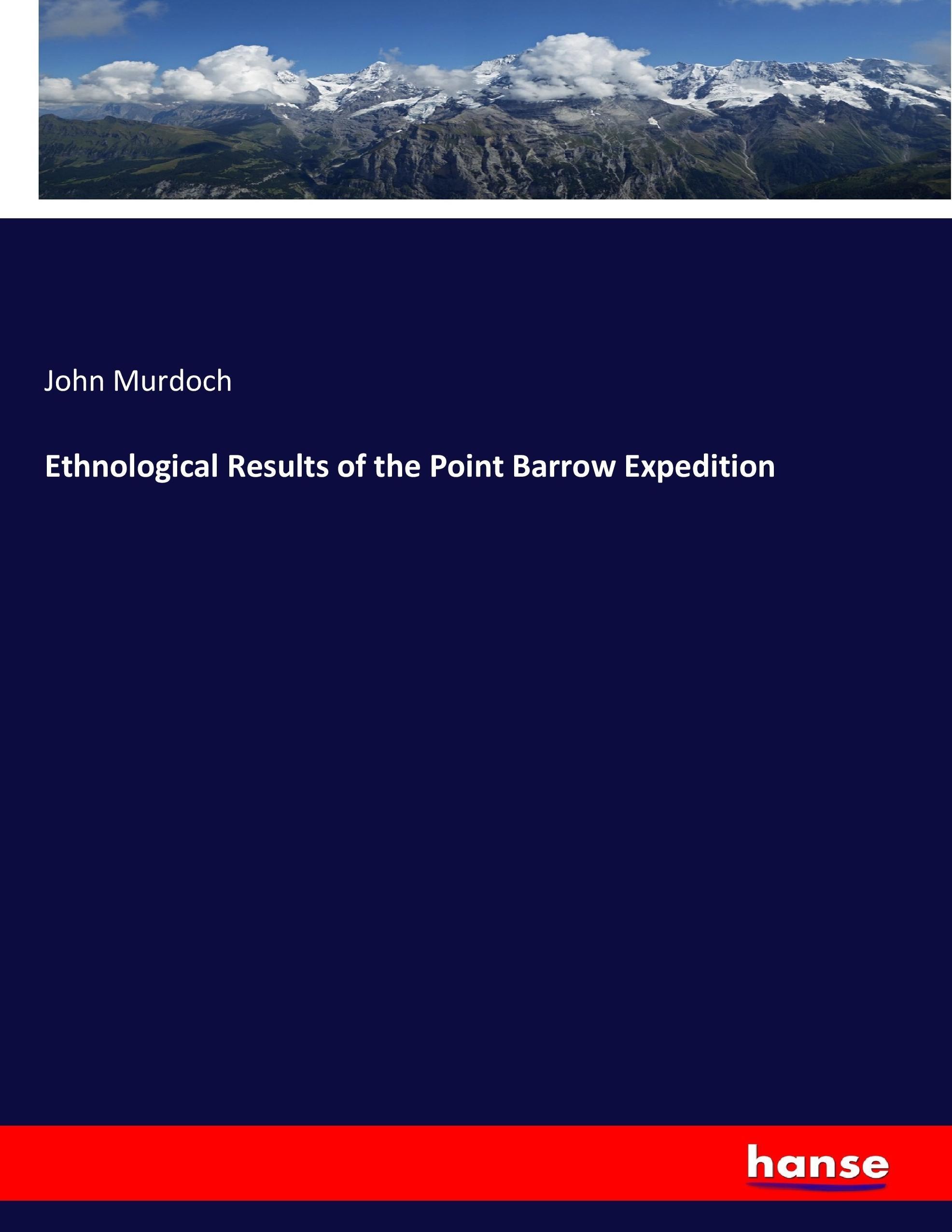 Vorderes Coverbild Ethnological Results of the Point Barrow Expedition