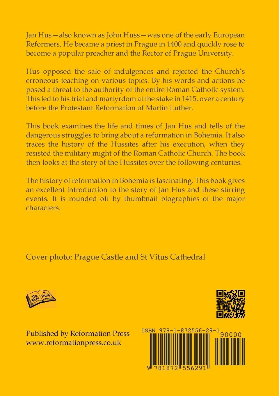 Rückseitencover Jan Hus