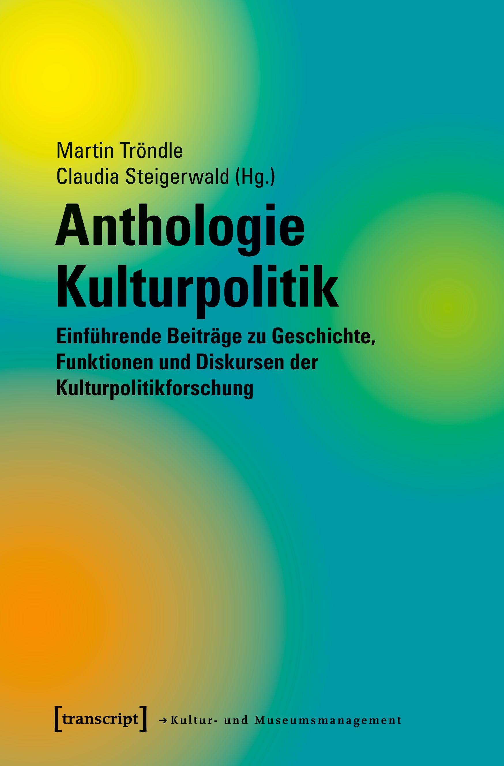 Vorderes Coverbild Anthologie Kulturpolitik