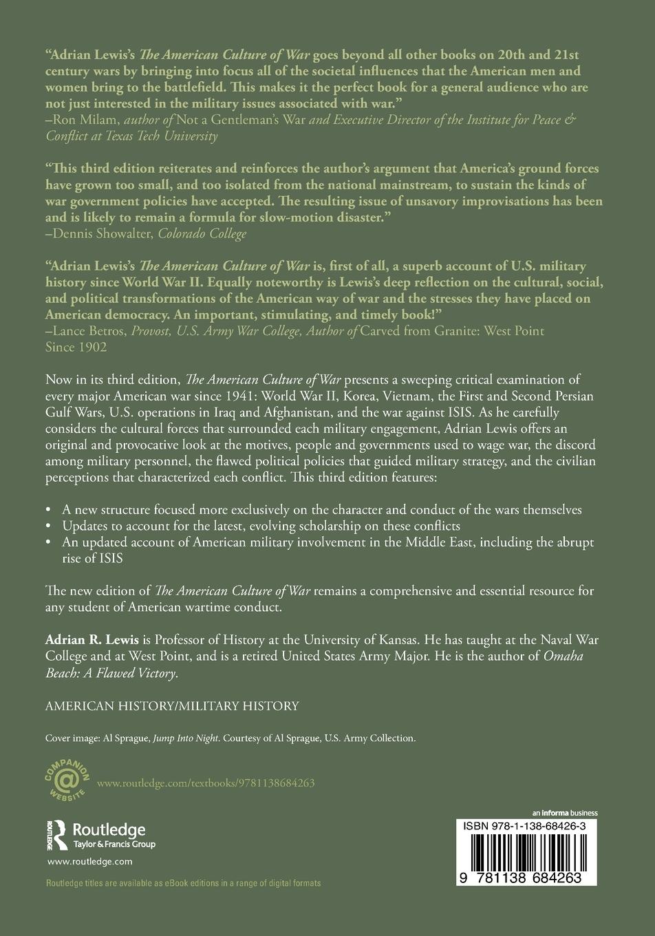 Rückseitencover The American Culture of War