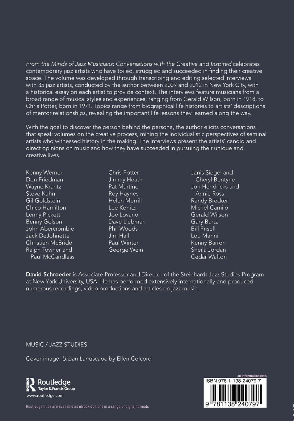 Rückseitencover From the Minds of Jazz Musicians