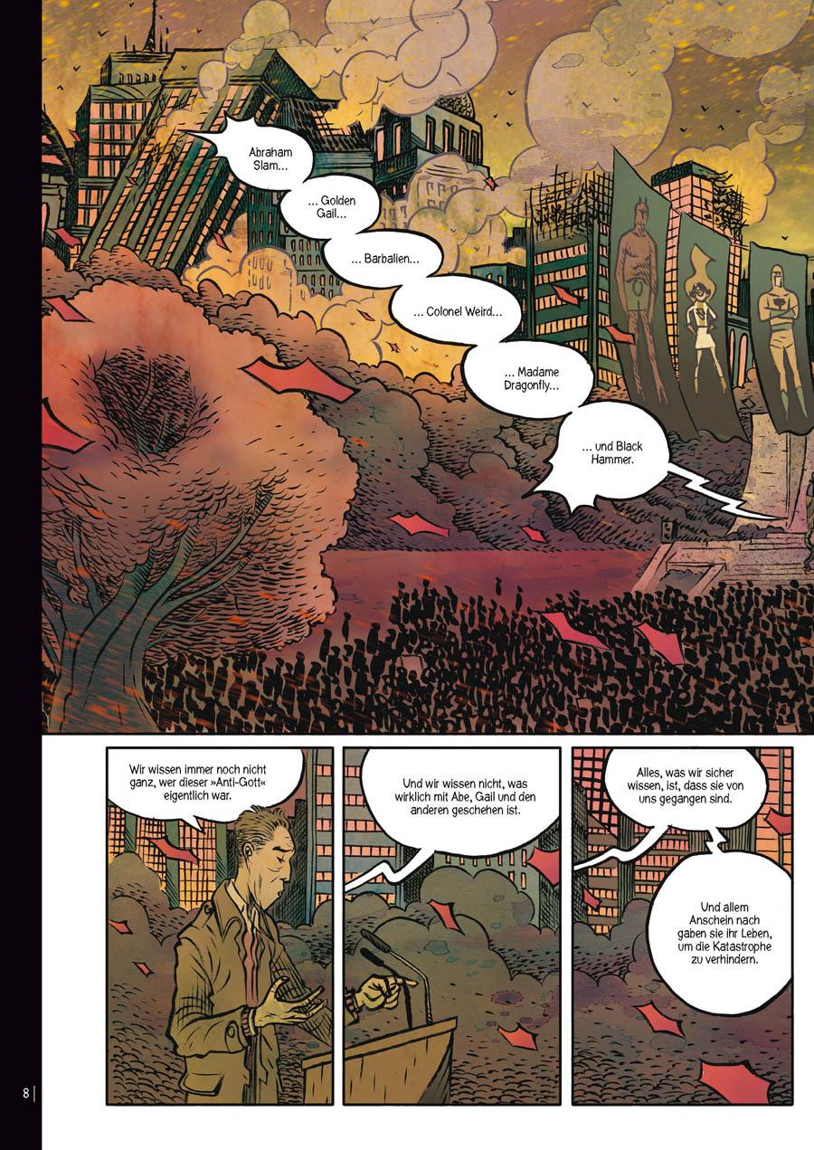 Beispielinhalt (Bild) Black Hammer: Sherlock Frankenstein & die Legion des Teufels