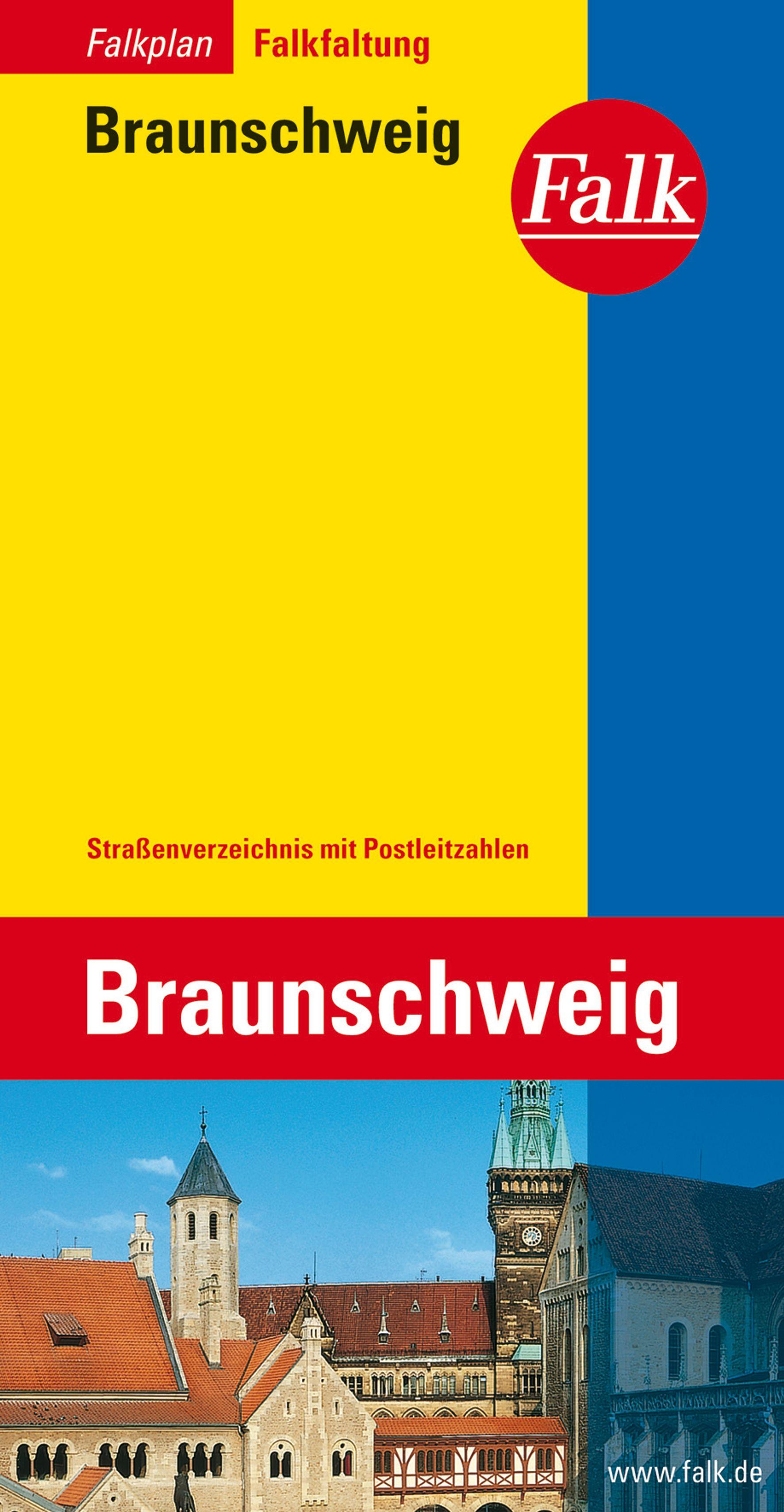 Vorderes Coverbild Falk Stadtplan Falkfaltung Braunschweig 1:20 000