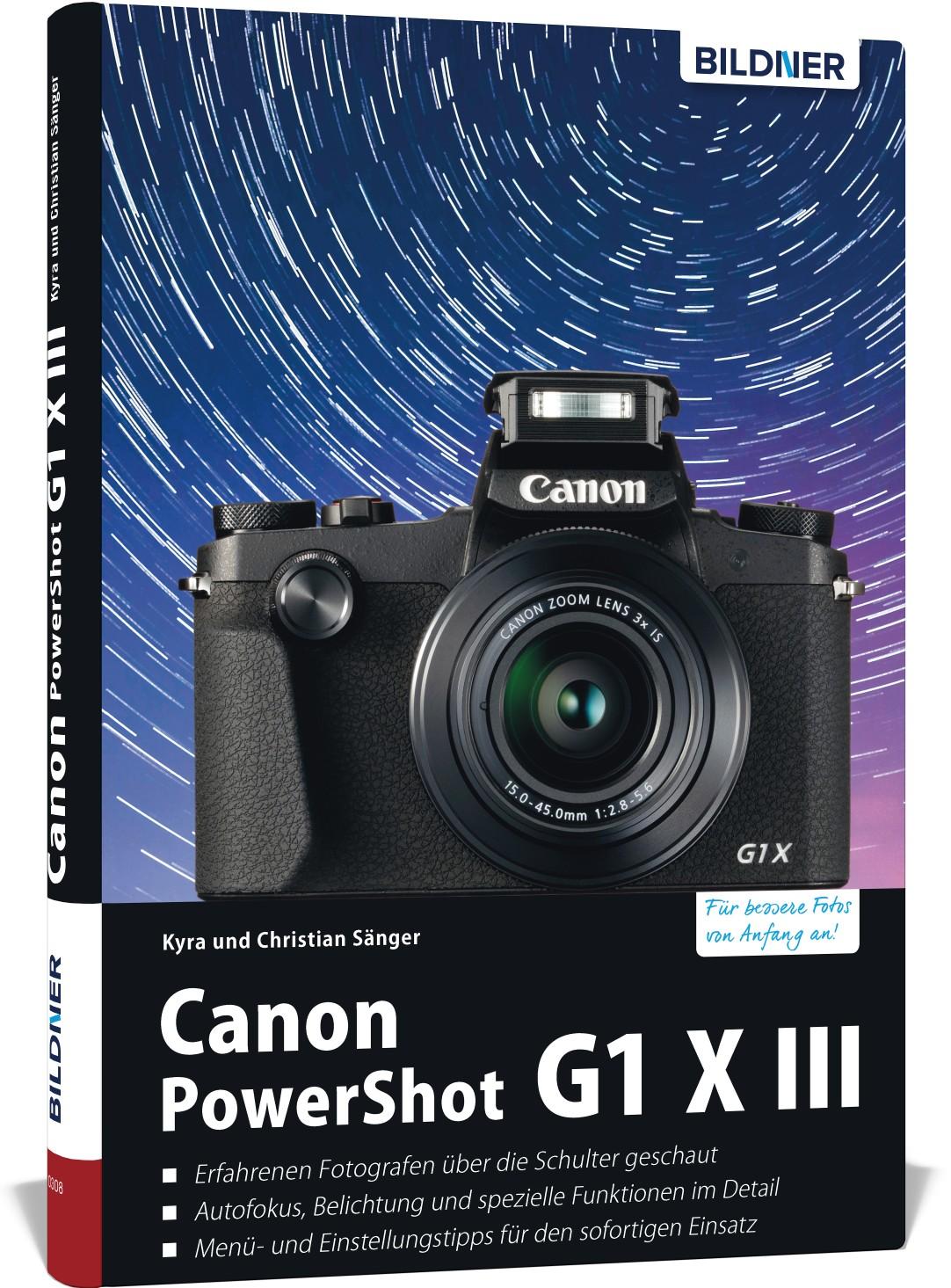 Vorderes Coverbild Canon PowerShot G1 X Mark III - Für bessere Fotos von Anfang an