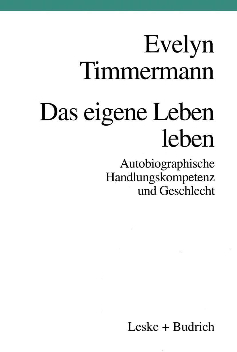 Vorderes Coverbild Das eigene Leben leben