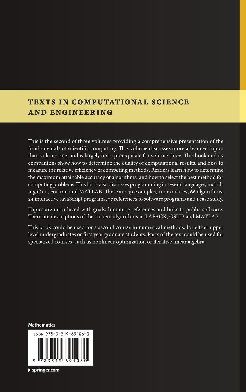 Rückseitencover Scientific Computing