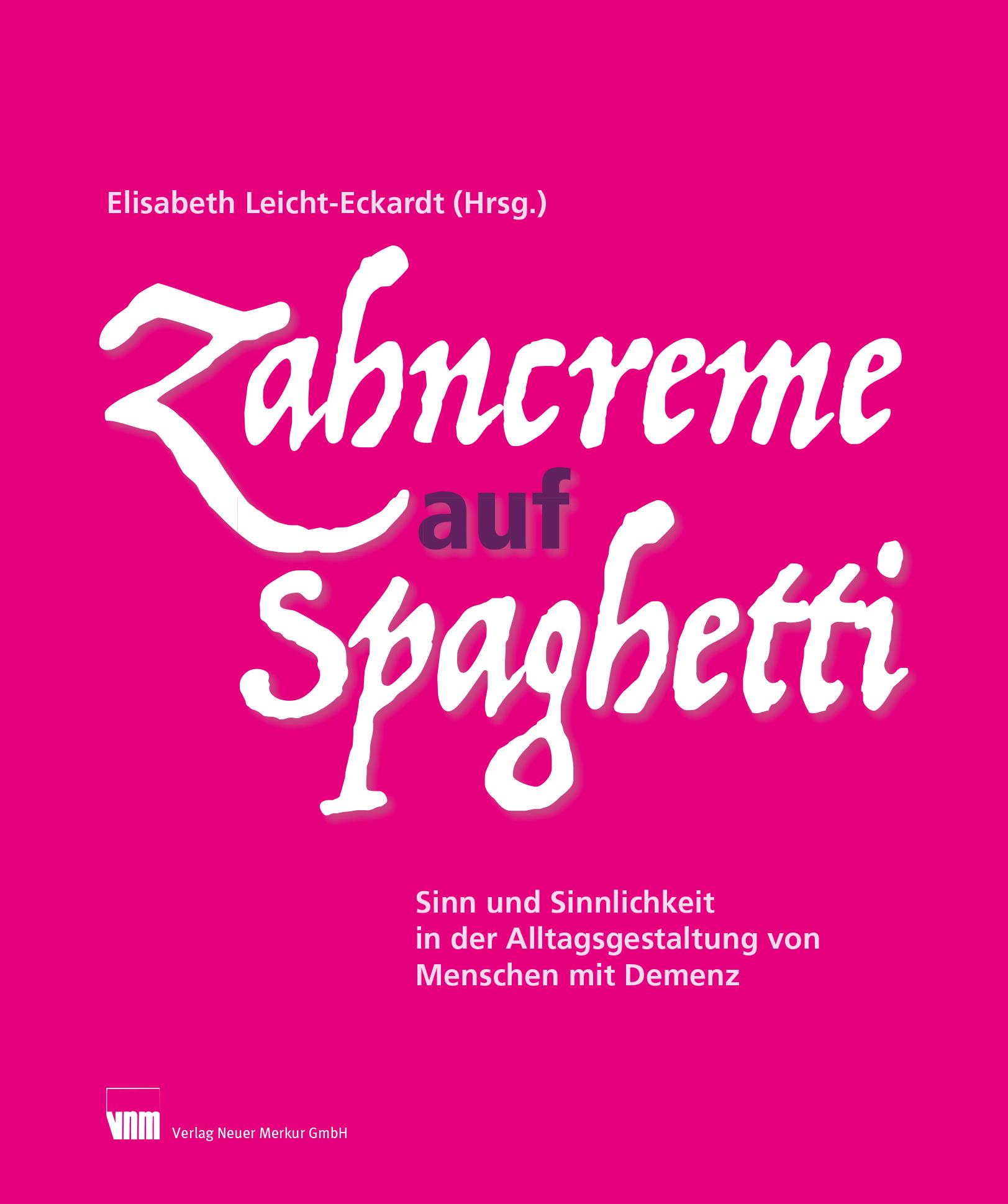 Vorderes Coverbild Zahncreme auf Spaghetti