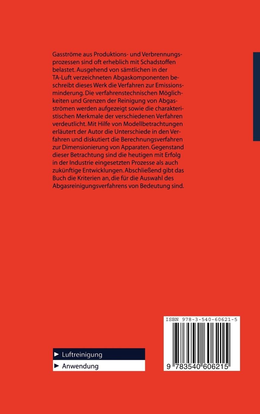 Rückseitencover Abgasreinigung
