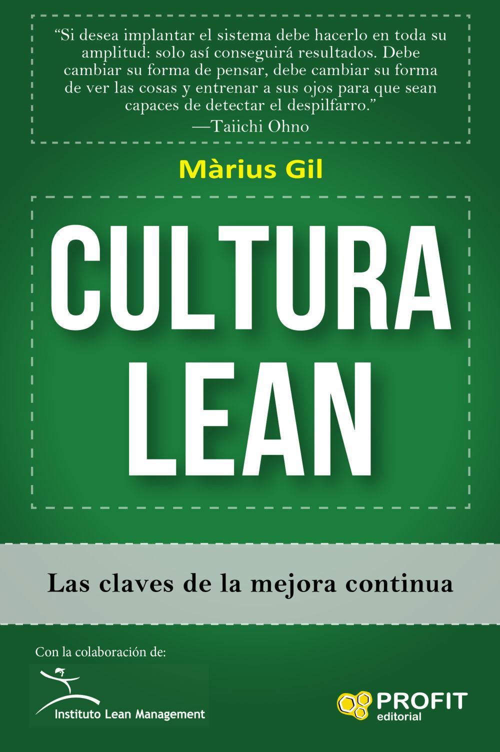 Vorderes Coverbild Cultura lean : las claves de la mejora continua