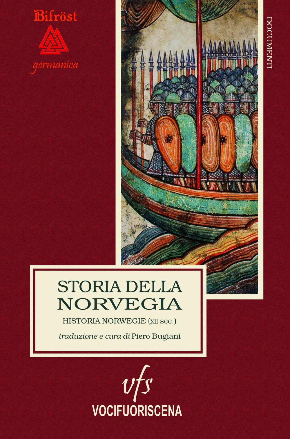 Vorderes Coverbild Storia della Norvegia. Historia Norwegie