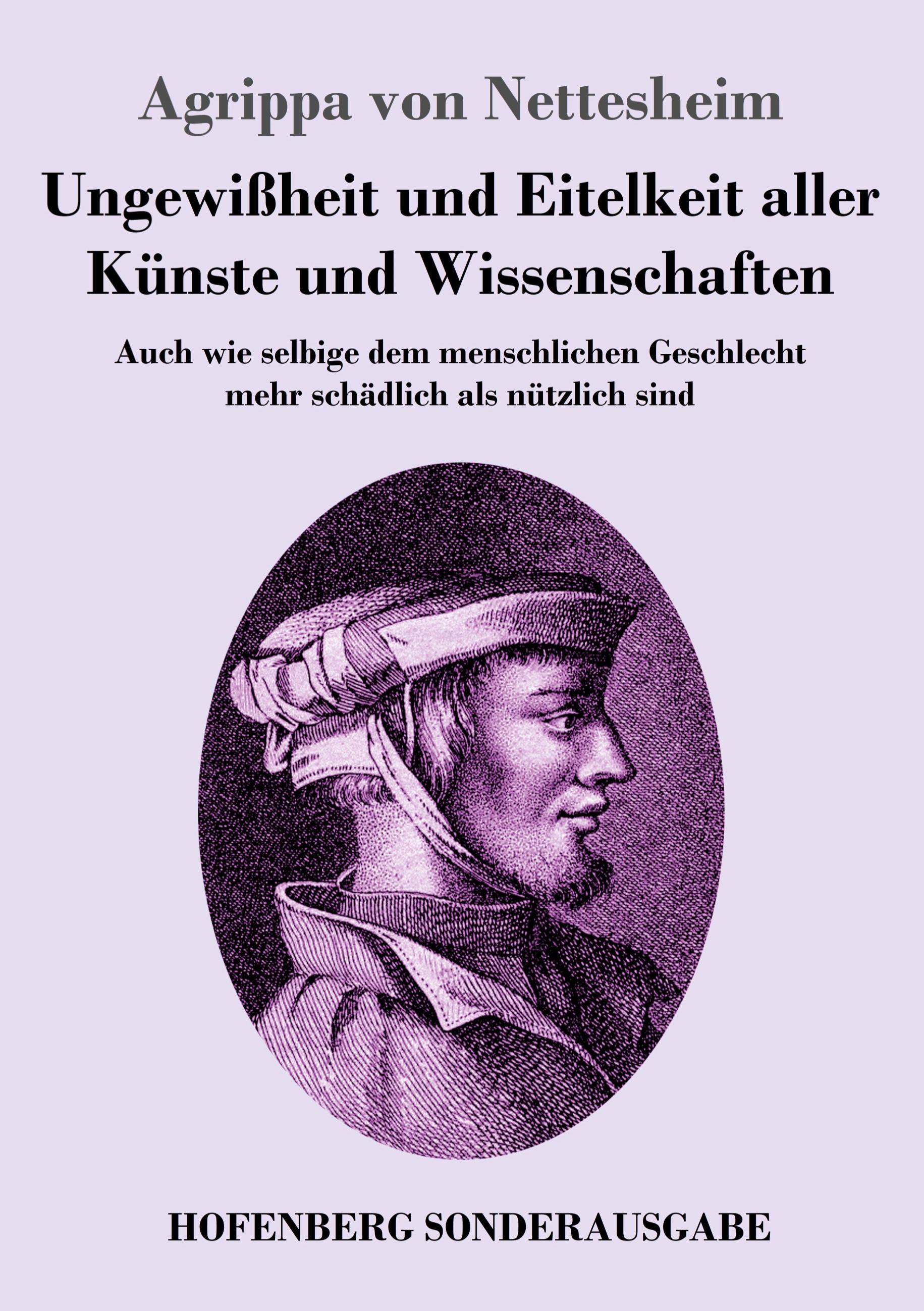 Vorderes Coverbild Ungewißheit und Eitelkeit aller Künste und Wissenschaften