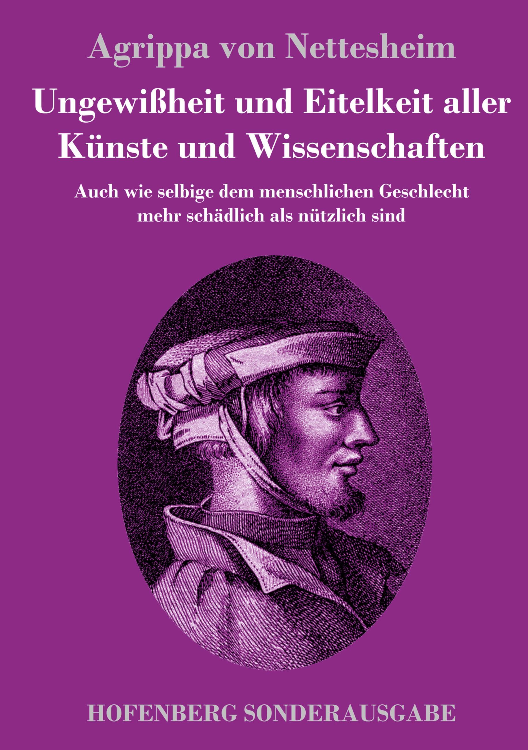 Vorderes Coverbild Ungewißheit und Eitelkeit aller Künste und Wissenschaften