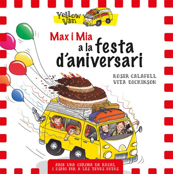 Vorderes Coverbild Yellow Van. Max i Mia a la festa d'aniversari