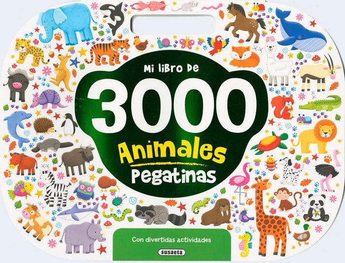 Vorderes Coverbild Mi libro de 3000 pegatinas animales con divertidas actividades