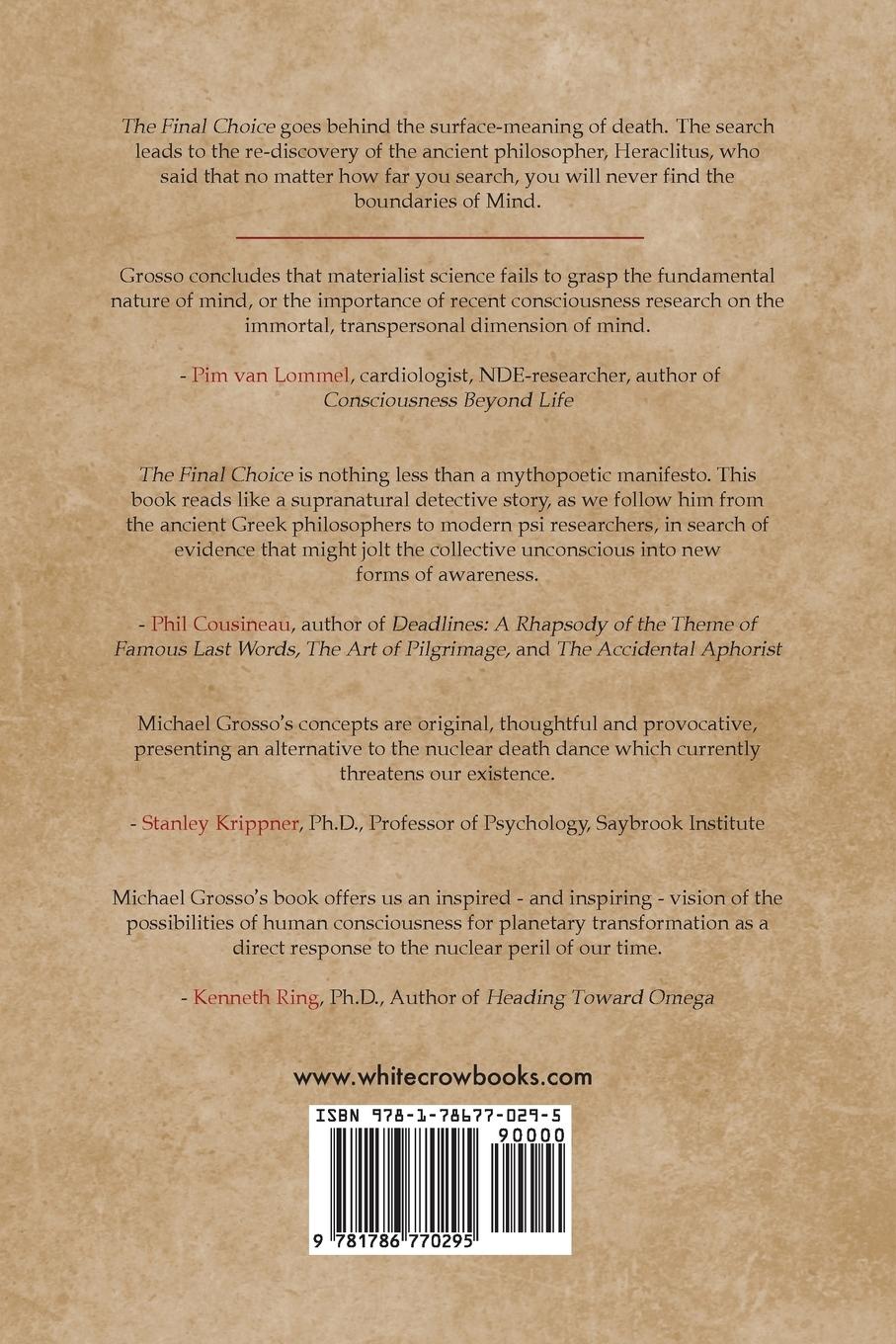 Rückseitencover The Final Choice