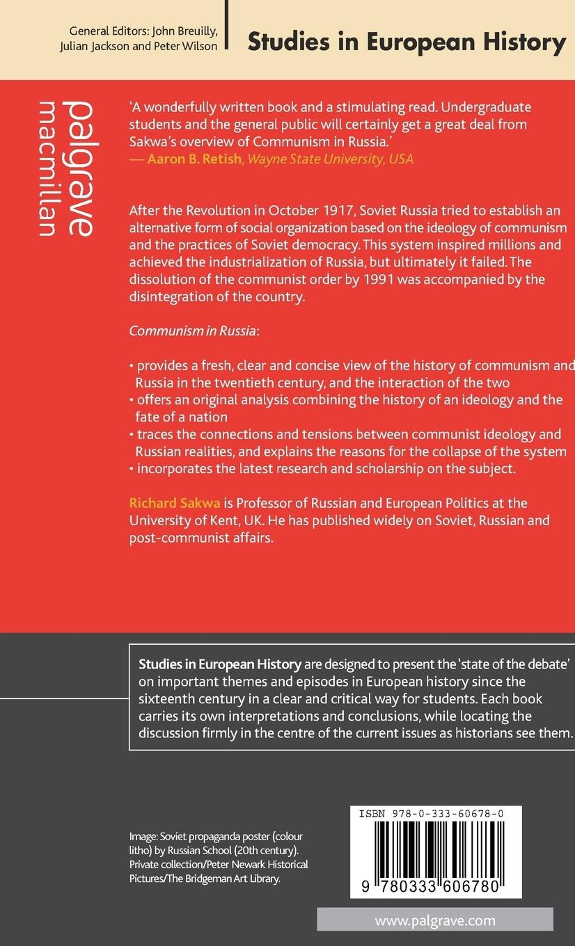 Rückseitencover Communism in Russia