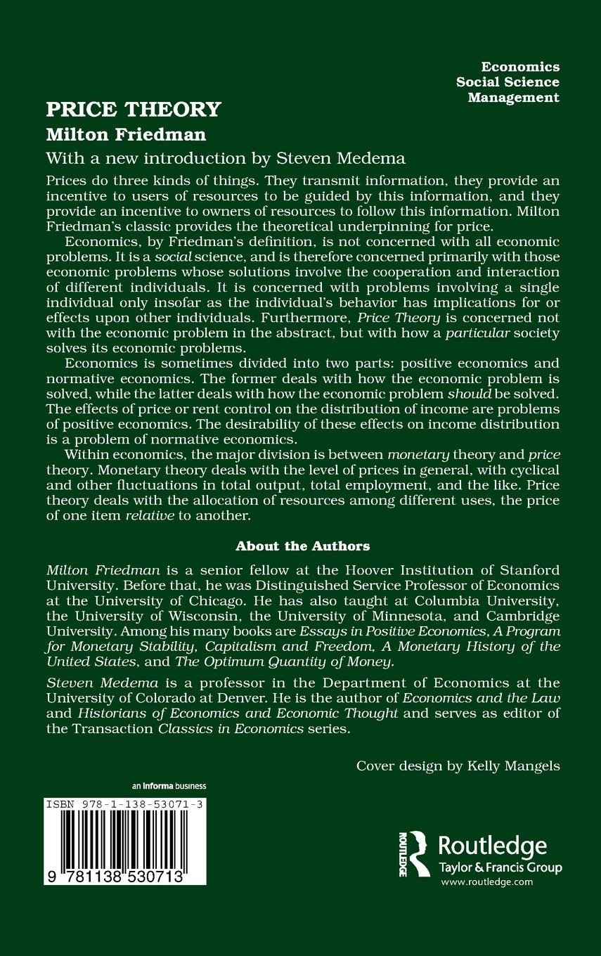 Rückseitencover Price Theory