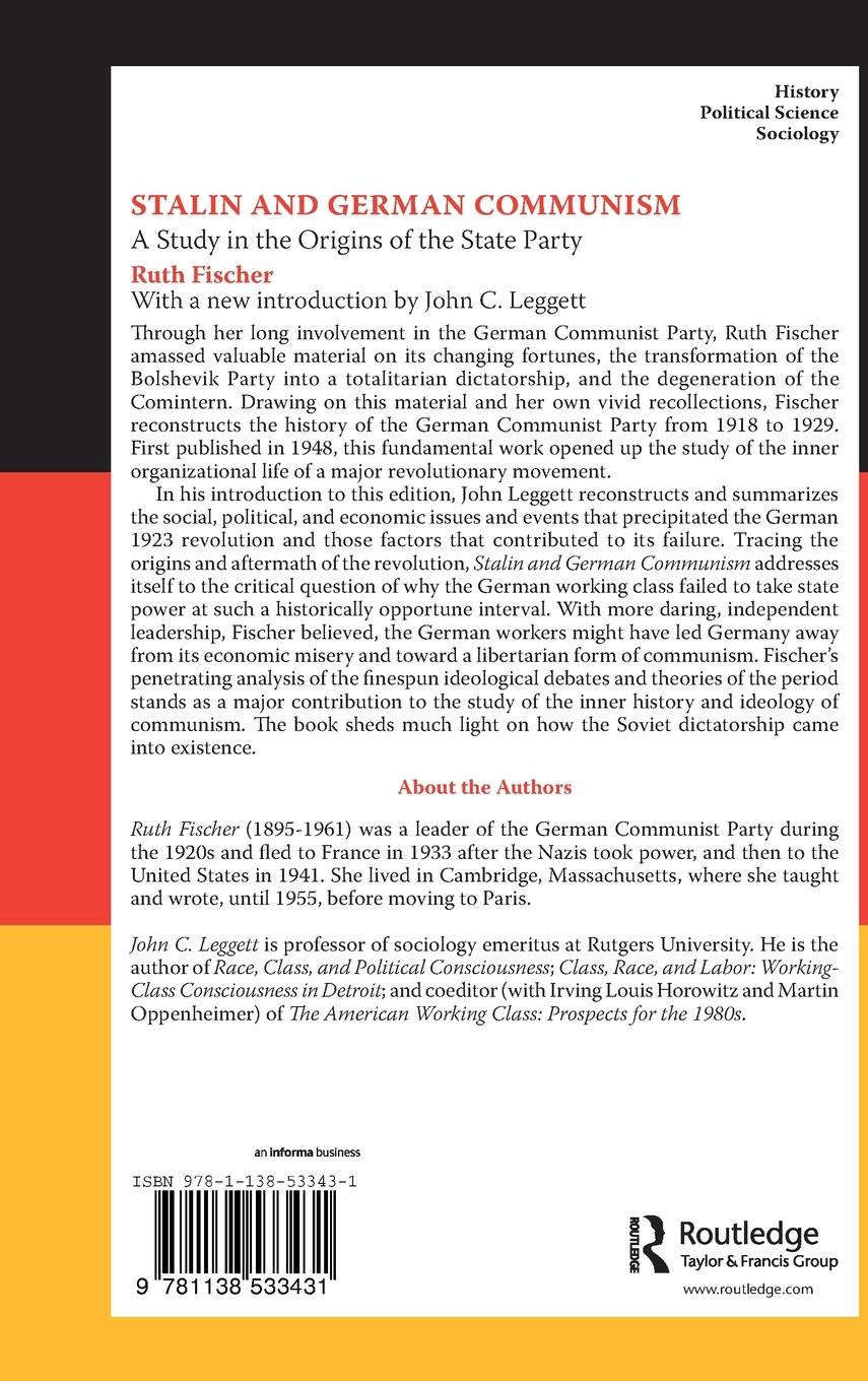 Rückseitencover Stalin and German Communism