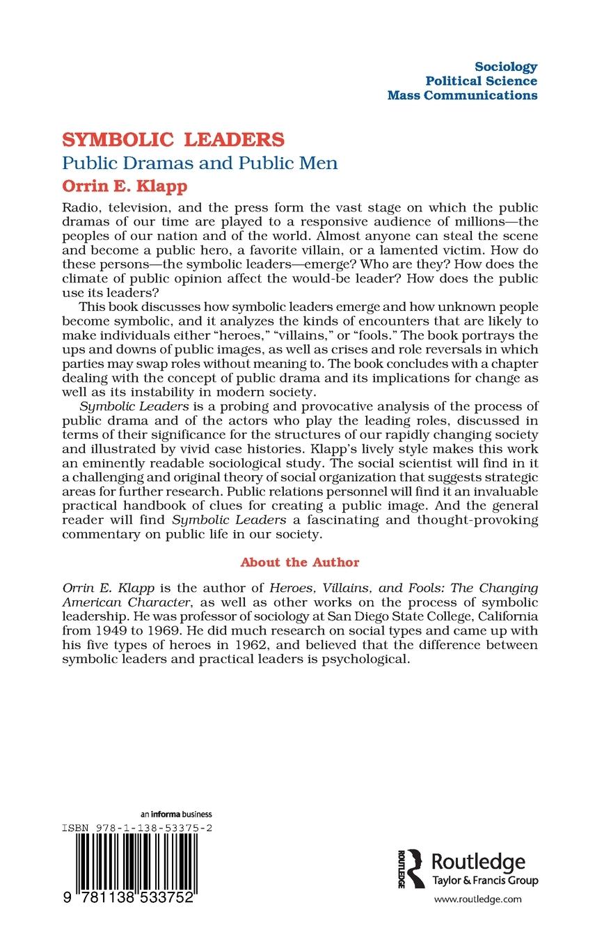 Rückseitencover Symbolic Leaders