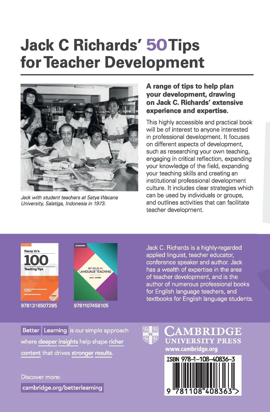 Rückseitencover Jack C Richards' 50 Tips for Teacher Development Pocket Editions