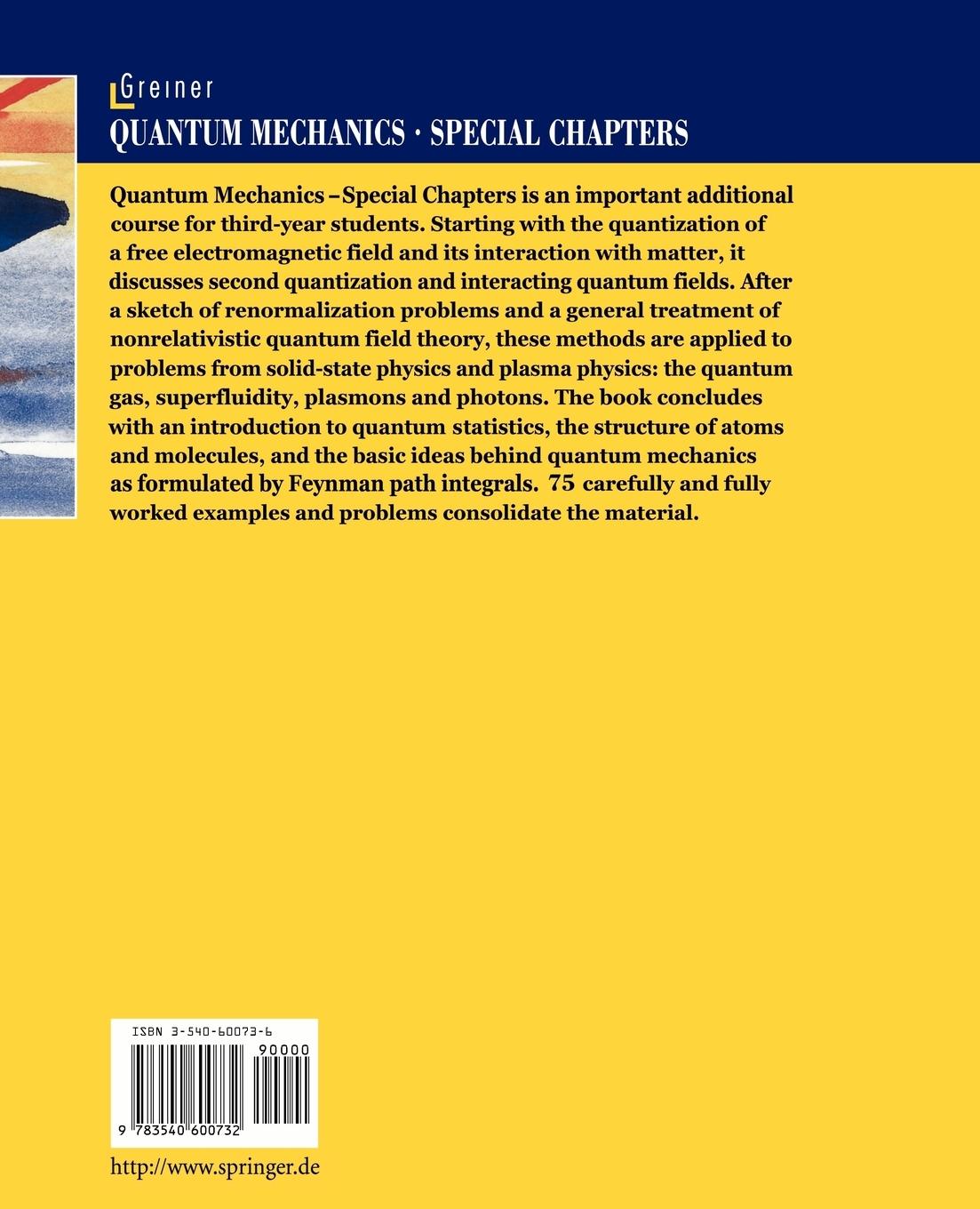 Rückseitencover Quantum Mechanics