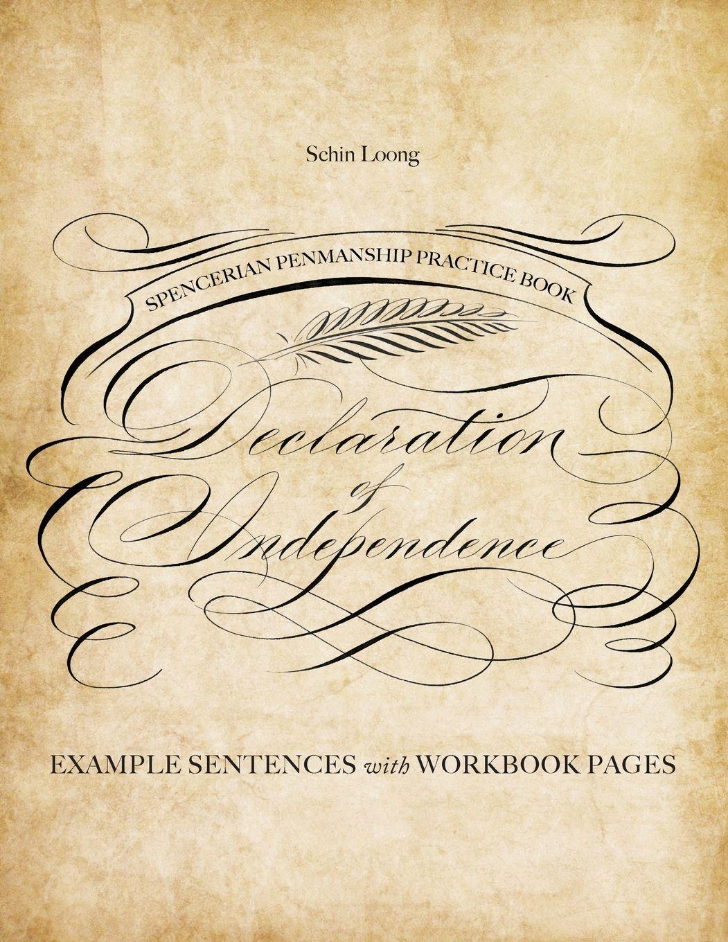 Vorderes Coverbild Spencerian Penmanship Practice Book