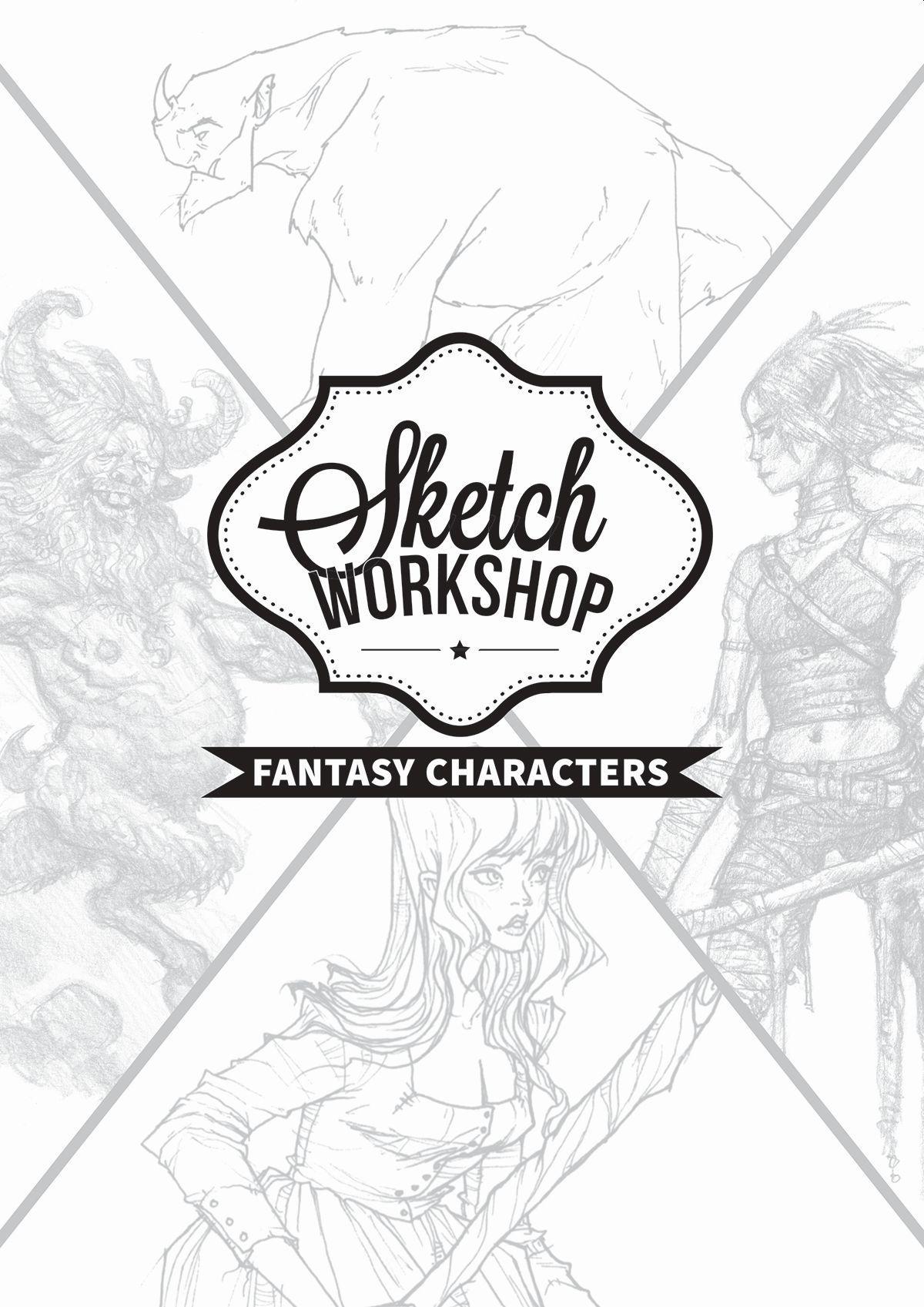 Vorderes Coverbild Sketch Workshop: Fantasy Characters