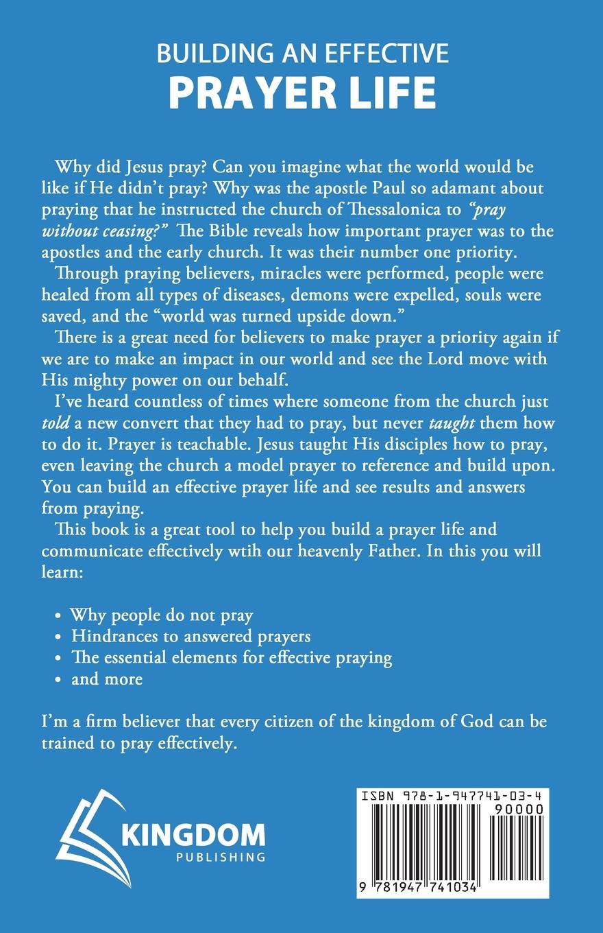 Rückseitencover Building an Effective Prayer Life