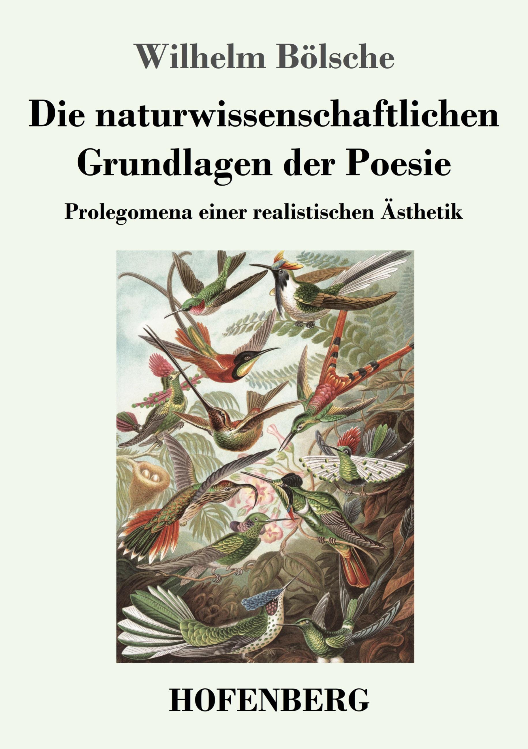 Vorderes Coverbild Die naturwissenschaftlichen Grundlagen der Poesie