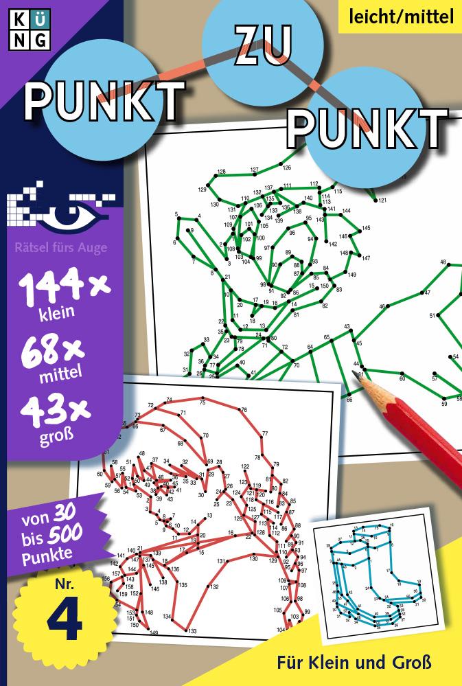 Vorderes Coverbild Rätselbuch Punkt zu Punkt 04