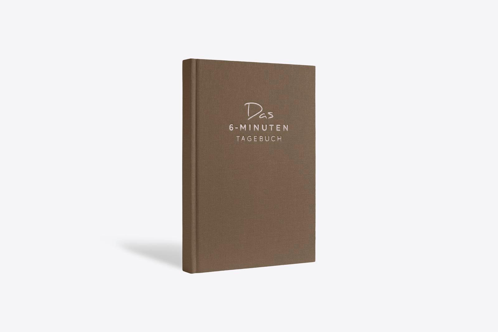 Beispielinhalt (Bild) Das 6-Minuten-Tagebuch (pfefferbraun)