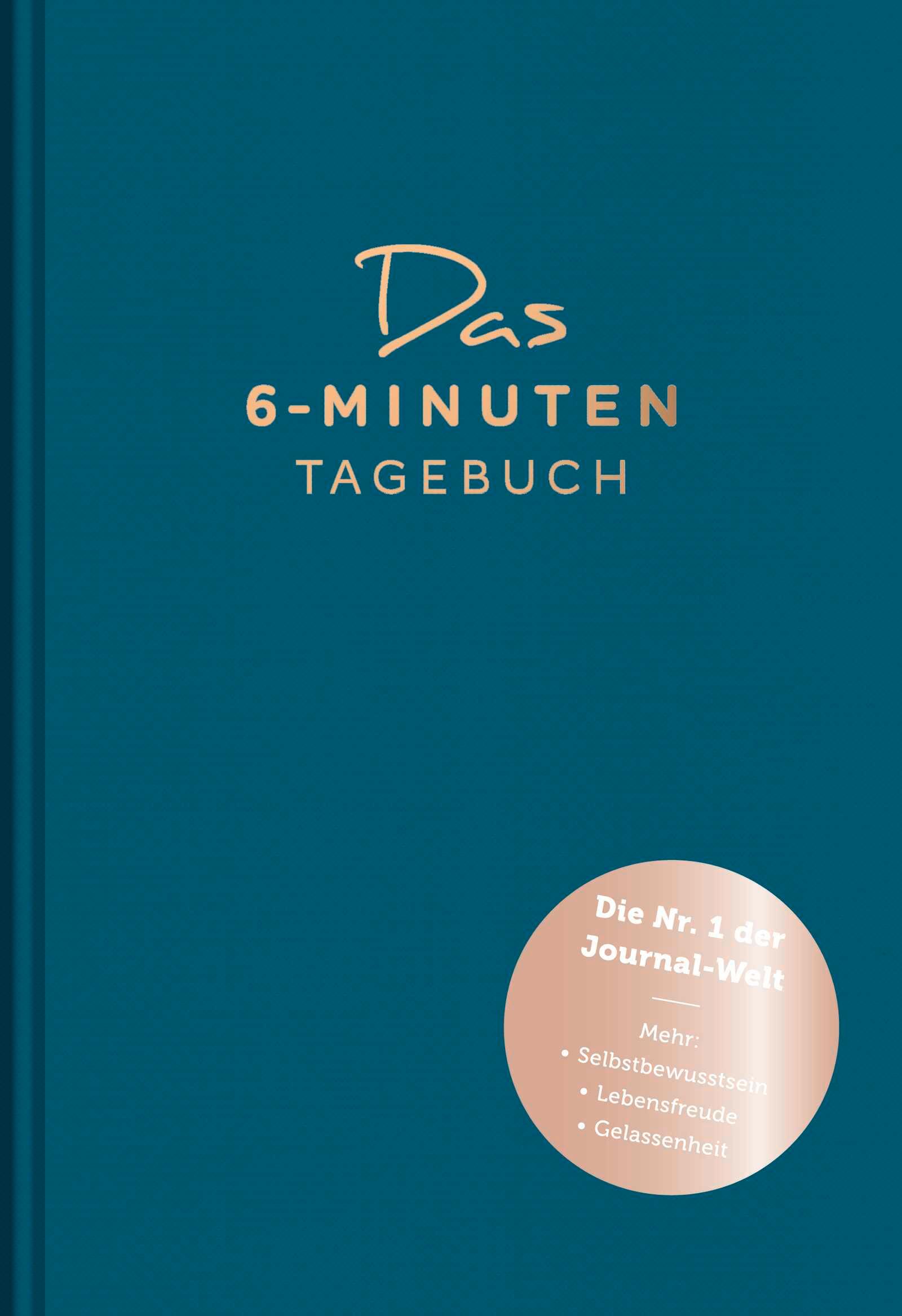 Vorderes Coverbild Das 6-Minuten-Tagebuch (aquarellblau)