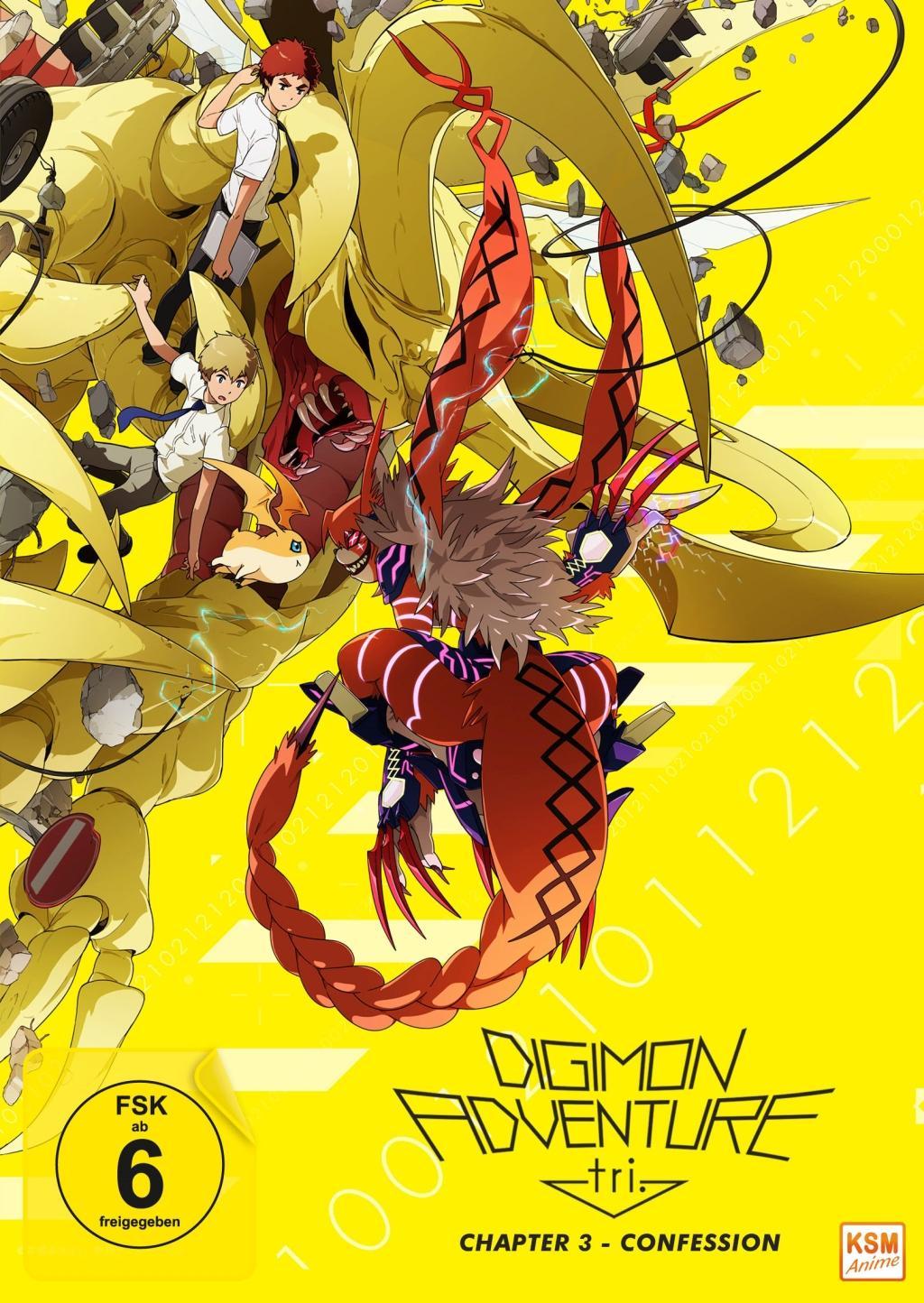 Vorderes Coverbild Digimon Adventure tri. Chapter 3 - Confession