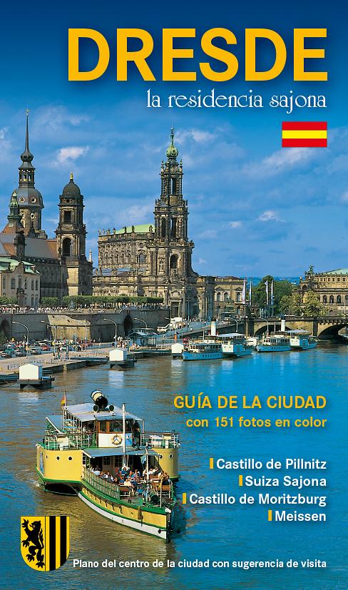 Vorderes Coverbild Stadtführer Dresden - die Sächsische Residenz - spanische Ausgabe