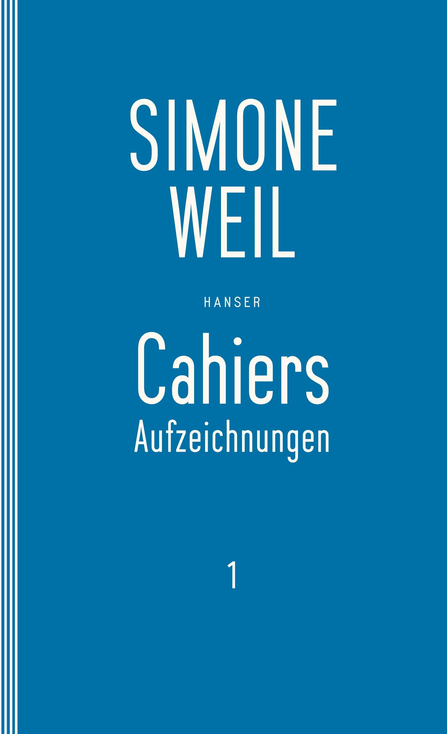 Vorderes Coverbild Cahiers 1