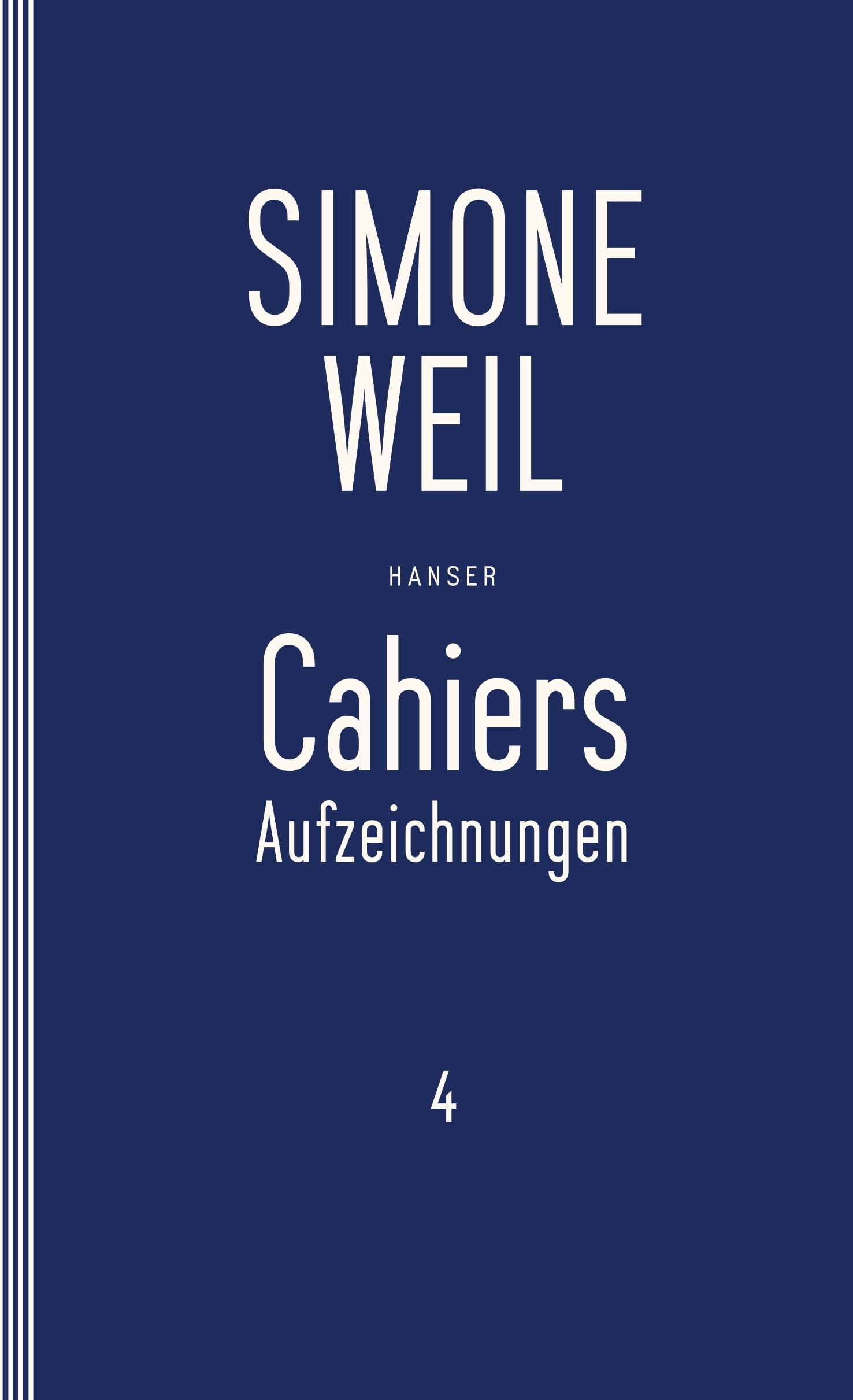 Vorderes Coverbild Cahiers 4