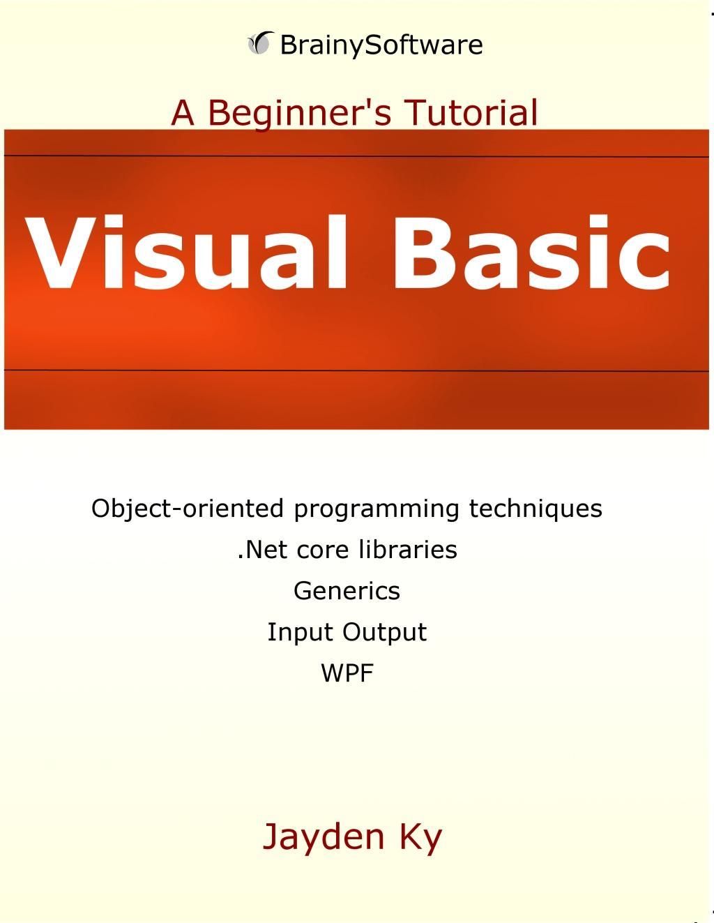 Vorderes Coverbild Visual Basic: A Beginner's Tutorial