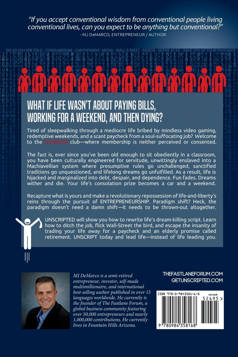 Rückseitencover UNSCRIPTED