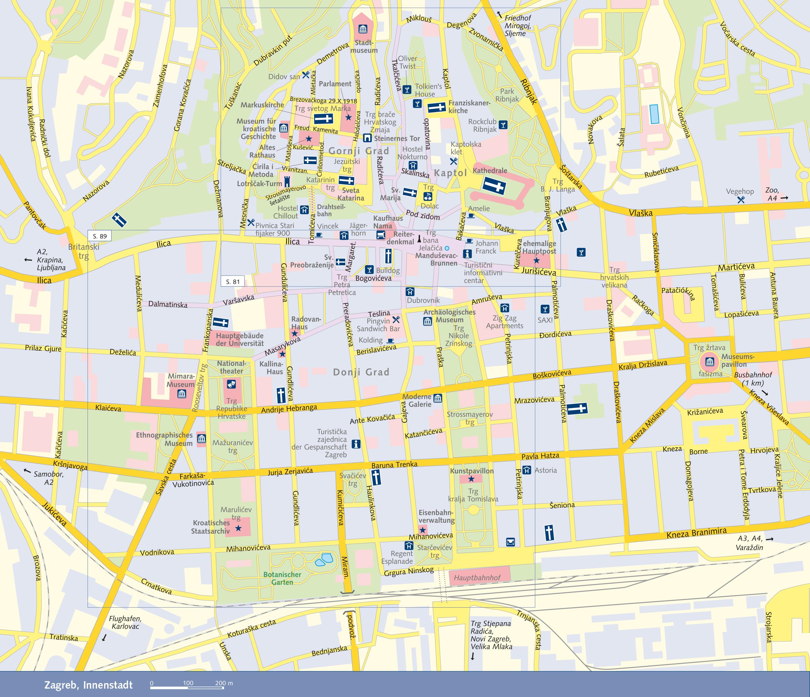 Beispielinhalt (Bild) Reiseführer Kroatien