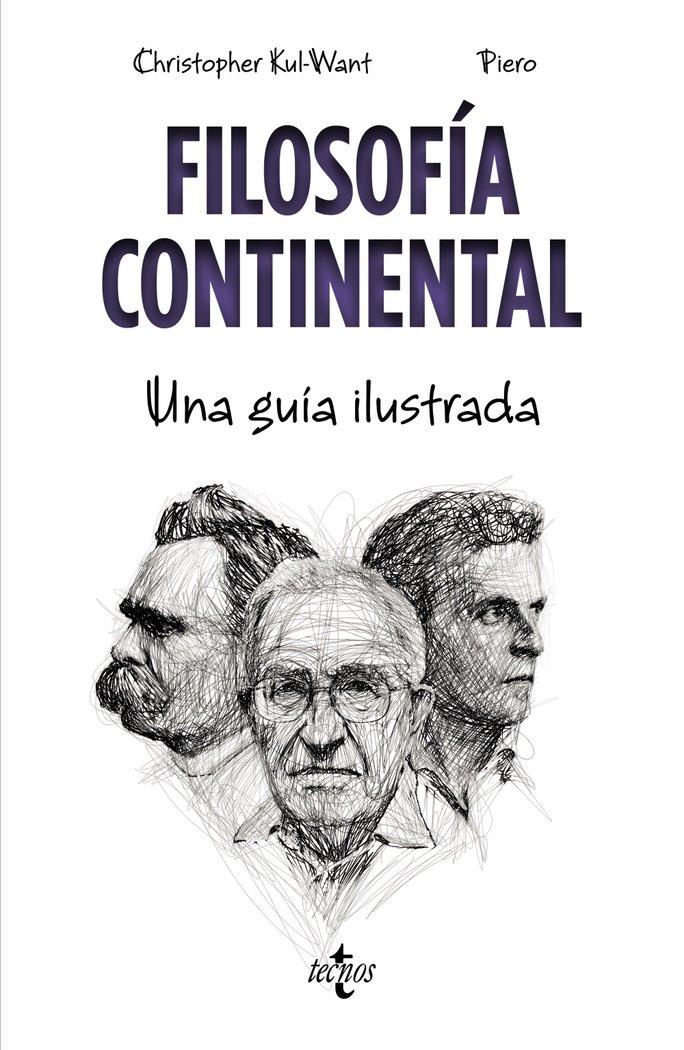 Vorderes Coverbild Filosofía continental : una guía ilustrada