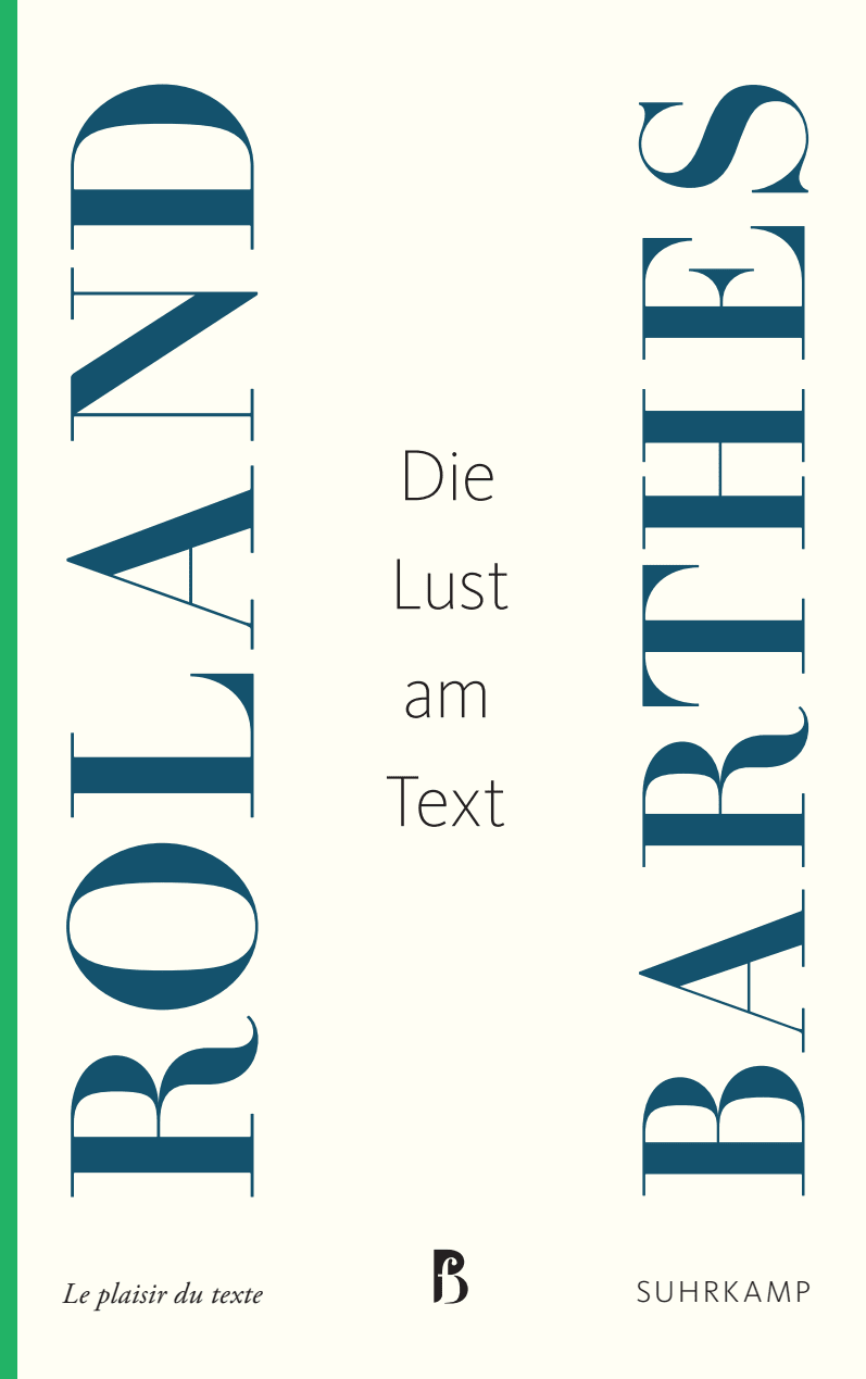 Vorderes Coverbild Die Lust am Text