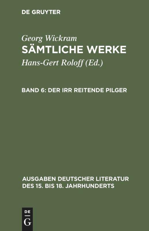 Vorderes Coverbild Der irr reitende Pilger