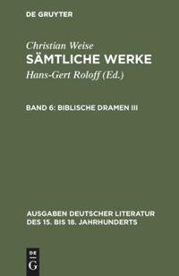 Vorderes Coverbild Biblische Dramen III